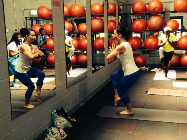 Yoga class